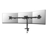 Neomounts supporto da scrivania (Neomounts NERO Triple Flat Screen Desk Mount phone holderQuick-fix clamp/grommet)