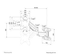 Neomounts by Newstar supporto a parete per TV