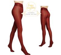Neon 40 Collant By Wolford XS Red Dahliia Rosso Collant Lucido