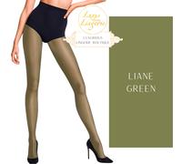 NEON 40 COLLANT Di Wolford XS Verde Liane Collant Lucido Con Lucentezza