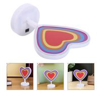 Neon A Forma Di Cuore Luce Led Dell'insegna Al Lampada Alimentata Batteria