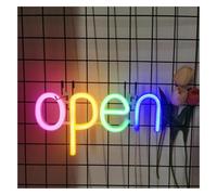 Neon APERTO per insegna luminosa al neon per feste di Natale, matrimoni, bar, sala giochi, ristorante commerciale(A)