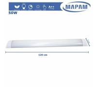 Neon barra luce led applique plafoniera moderno slim soffitto parete 60 120 cm