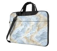 Neon Blu Beige Colore di Lusso Marmo Laptop Bag Caso Del Computer 15.6 Pollice Borse Del Computer Imbottito Della Copertura Della Manica