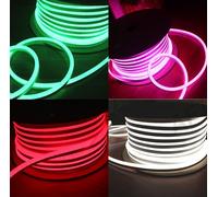 NEON BOBINA UNICA 50m LED RGB CAMBIACOLORE STRIP STRISCIA DA ESTERNO 220V