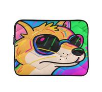 Neon Dog Swag 13" trapuntato Laptop Sleeve Case Soft Notebook Protector Bag Computer Carry Case