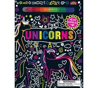 Neon Doodles Book - Unicorn: 3
