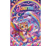 Neon Dreams: 90s Aesthetic Lined Journal | Vintage Pastel Rainbow & Cute Animal Art Cover | 6x9 Blank Notebook for Writing, Doodles, and Daily Notes