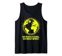 Neon Globe - La Nostra Portata è Il Design Globale Canotta
