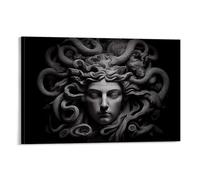 Neon God Medusa, poster artistico da parete, tela, regalo, soggiorno, stampe, camera da letto, decorazione, opere d'arte 50 x 75 cm