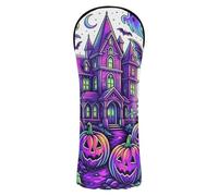 Neon Haunted House - Copritesta per mazze da golf, impermeabili, con etichette intercambiabili per conducente, legno fairway ibrido