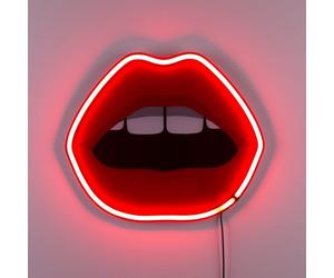 Neon Lampada Mouth SELETTI by Studio Job - Bocca