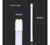 V-TAC Tubo LED T8 9W G13 60cm in Nanoplastica non Rotabile 6500K