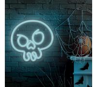 NEON LED HALLOWEEN GRAFFITI TESCHIO CELESTE FOREVER LIGHT