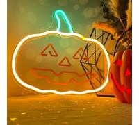 NEON LED HALLOWEEN ZUCCA SORRISO CON STELO FOREVER LIGHT