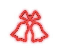 Neon LED Natale Campane Rosso FLNE17 FOREVER Luce