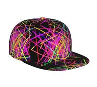 Neon Lines Sport Travel Baseball Cap | Cappello regolabile a tesa piatta | Cappello da sole unisex