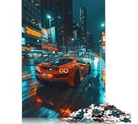 Neon Lit Ferrari F8 Jigsaw Puzzle Impossibili 1000Pcs Decorazione Per La Casa. Rilassamento E Intelligence Per Adulti E Ragazzi Da 14 Anni 1000pcs (75x50cm)