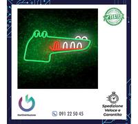 NEON LUCE LED JURASSIC COCCODRILLO FOREVER LIGHT