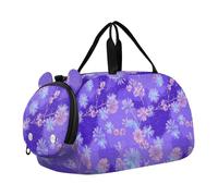 Neon Nevicata Marte Foglia Duffel Bag con Scomparto Scarpe Grande Capacità Weekender Pernottamento Danza Bag per Spiaggia Nuoto Borse Piscina Sport bolsa de viaje para mujer