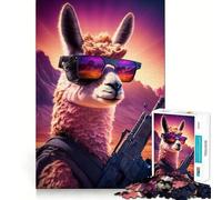 Neon Nights Sharpshooter Puzzle da 1000 pezzi per adulti Gioco di allenamento mentale Giocattolo per momenti di relax Design Assemblaggio Regalo creativo (38x26cm)