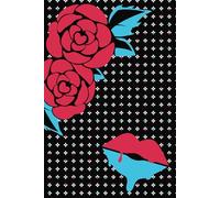 Neon Noir Lust: College Ruled Journal | 121 Pages | Softcover | Rose Print | Pop Art