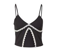 NEON & NYLON Top 'AZYM KENYA' nero / bianco Donna NEON & NYLON XL