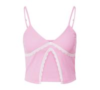NEON & NYLON Top 'AZYM KENYA' rosa / bianco Donna NEON & NYLON L