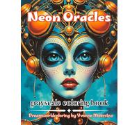 neon oracles: A Surreal Fashion-Inspired Coloring Book of Cosmic Faces and Bold Visions