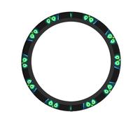 Neon Owl Nightvision stampato coprivolante coprivolante universale 15 pollici copertura protettiva per volante antiscivolo, assorbe il sudore,