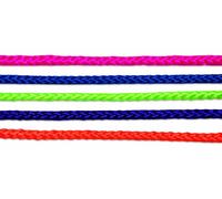 Neon P/NEON4 Corda intrecciata in polipropilene/poliestere - Diametro 4 mm - Lunghezza 20 m - Colori assortiti