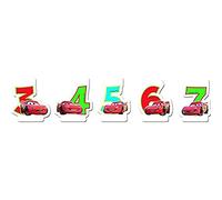 Neon Partito enico settimo candela compleanno Disney Cars