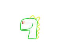 Neon PLEXI LED JURASSIC DINO verde FLNJ02 Forever Light BX14381