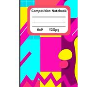 Neon Pulse: Retro Geometric Abstract Notebook - 120 Lined Pages with 80s-Inspired Neon Grids, Zig Zags & Shapes for Notes, Sketches & Journals