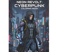 NEON REVOLT: Cyberpunk: Coloring Book