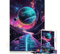 Neon Road Alien World Puzzle per adolescenti da 1000 pezzi Gioco intelligente e rilassante da assemblare (50x75cm)