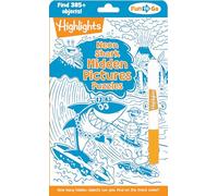 Neon Shark Hidden Pictures Puzzles: Fun Seek-and-find Kids Activity Book for Ages 69 With over 300 Hidden Objects and Bonus Gel Marker for On-the-go Play