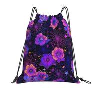 Neon Spider Web Cobwebs Flower Donna Uomo Gym Sack Resistente Zainetto Grande Borsa Con Coulisse Per Ginnastica Nuoto Vacanze