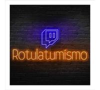 Neon Twitch con il tuo nome personalizzato | Base metacrilato 5 mm | Zona gamer | Neon Flex LED per twitch streamer e professionisti gamers