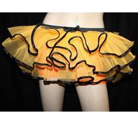 Neon UV Rosa Verde Rosso Nero Burlesque Pavone Tutu Gonne Halloween Costume