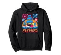 Neon Vela I Cieli della Creazione Design Felpa con Cappuccio