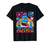 Neon Vela I Cieli della Creazione Design Maglietta