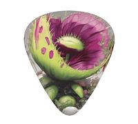 Neon Venus Flytrap Wzywhj Prints - Plettri per chitarra addominale, 12 pezzi, facile presa, per basso, ukulele, chitarra acustica o elettrica