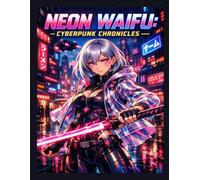 Neon Waifu: A Cyberpunk Coloring Journey