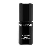 NEONAIL Base Coat Semipermanente Unghie 7,2 ml - Colla Per Unghie Finte - Smalto Base Coat Clear Flexi Tips Base - Gel Per Unghie Finte UV Led - Nail Polish - NEONAIL Smalti Gel Semipermanenti
