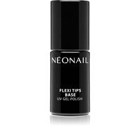 NEONAIL Base Coat Semipermanente Unghie 7,2 ml - Colla Per Unghie Finte - Smalto Base Coat Clear Flexi Tips Base - Gel Per Unghie Finte UV Led - Nail Polish - NEONAIL Smalti Gel Semipermanenti
