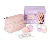 NÉONAIL Japanese Manicure Ritual - manicure giapponese kit con beauty case, kit lucidatura e lima per unghie - trattamento per unghie naturali e brillanti - set unghie fragili