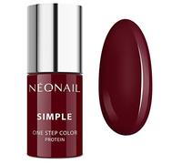 NÉONAIL Rot Xpress 8076-7 - Smalto UV Simple One Step Color Protein Glamorous 3 in 1, 7,2 ml