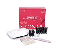 NÉONAIL Signature Selection Starter Set - Smalto Semipermanente Unghie - Kit Semipermanente Unghie - Gel Unghie - Kit Unghie - Smalto Unghie - Set Unghie - Base e Top Coat - Lampada UV 22W/48 - Smalti