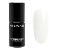 NEONAIL Top Coat Semipermanente Unghie 7,2 ml Smalto Top Coat Bianco Top Milky Effect Creamy Gel Per Unghie UV Led Nail Polish NEONAIL Smalto Gel Top Coat Opaco